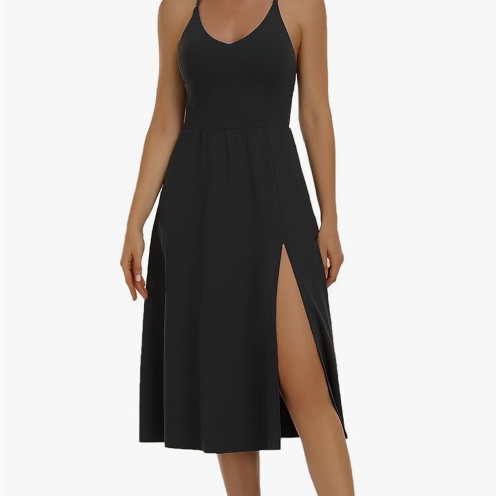 Amazon Chic Black Midi Dress